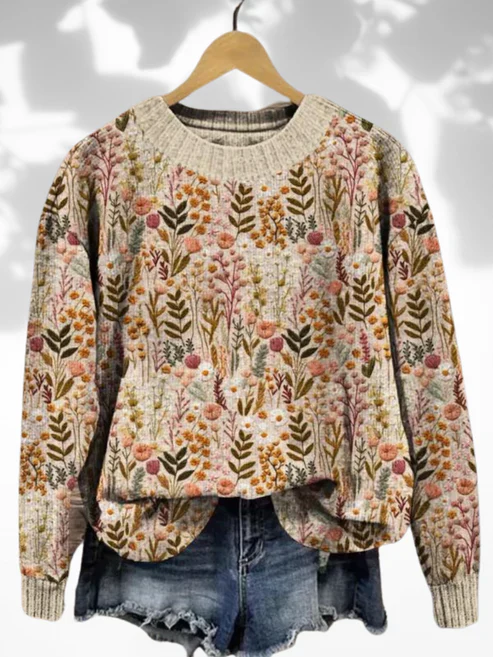 Bellaâ„?Floral Sweater